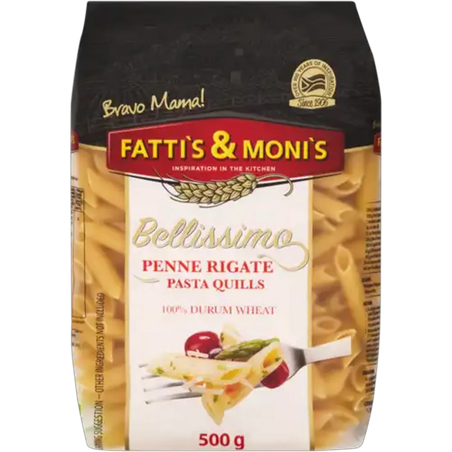 Image of Fatti's & Moni's Penne Rigate Pasta 500g