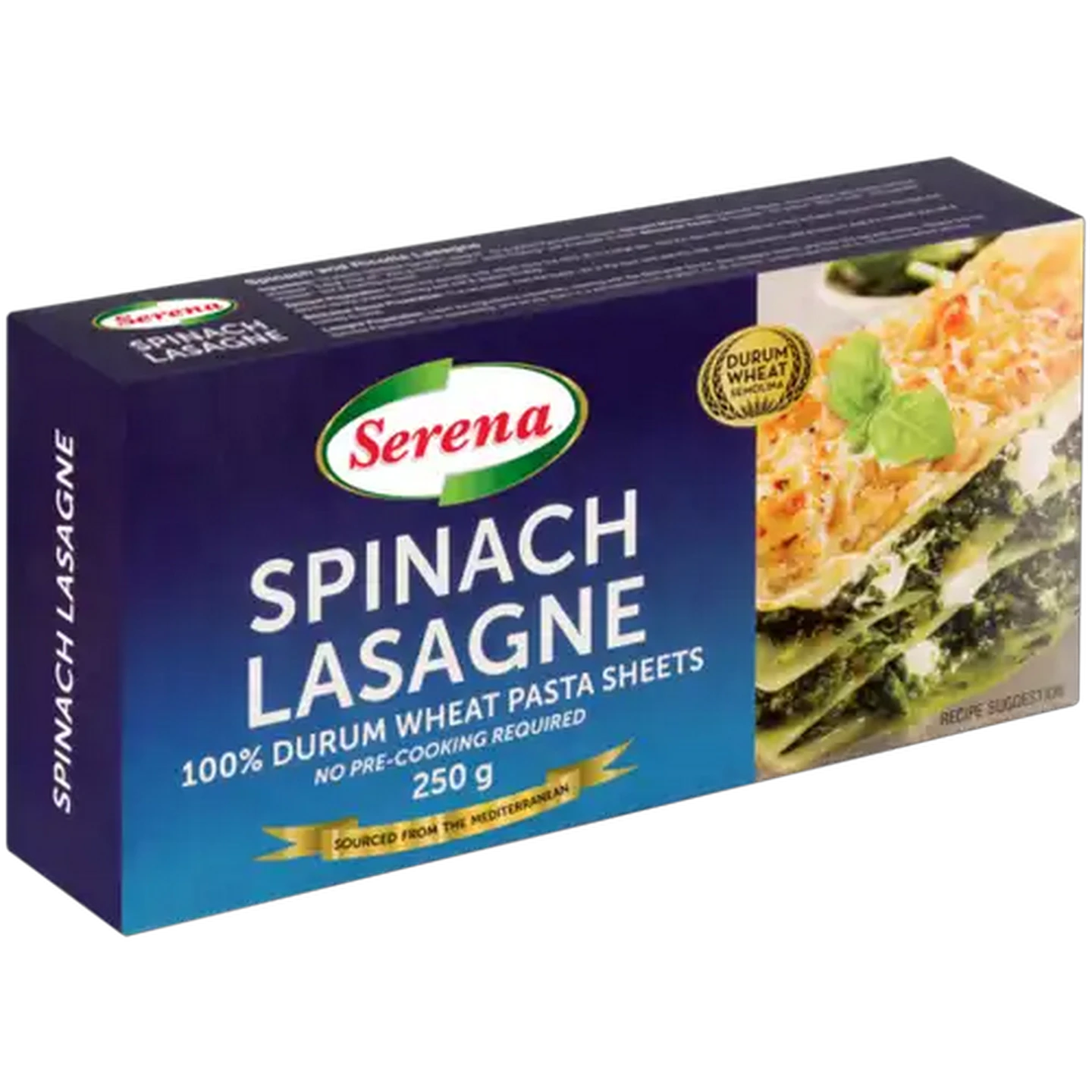 Image of Serena Spinach Lasagne Durum Wheat Pasta Sheets 250g
