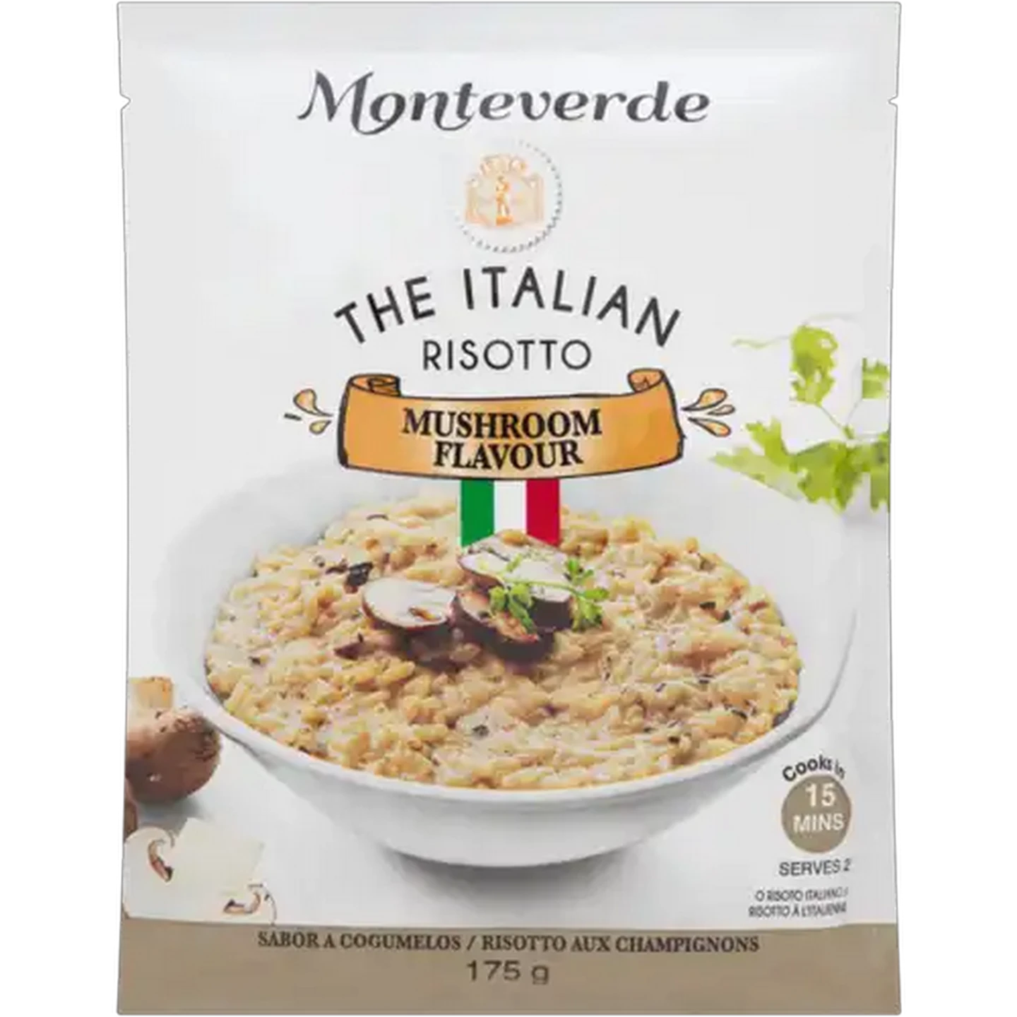 Image of Monteverde The Italian Mushroom Flavoured Risotto 175g
