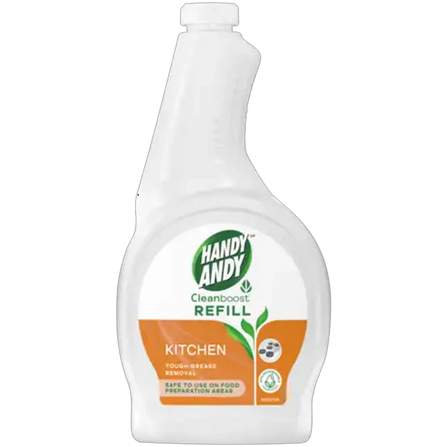 Image of Handy Andy Lemon Scented Kitchen Cleaner Spray Refill 500ml