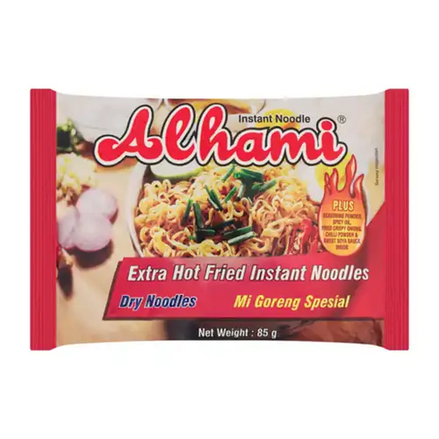 Image of Alhami Extra Hot Fried Instant Noodles 85g