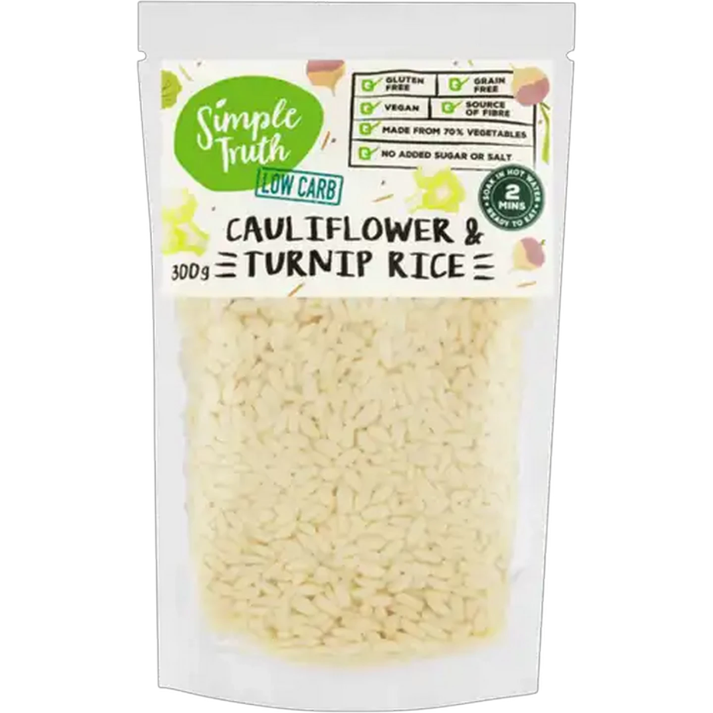 Image of Simple Truth Cauliflower & Turnip Rice 300g