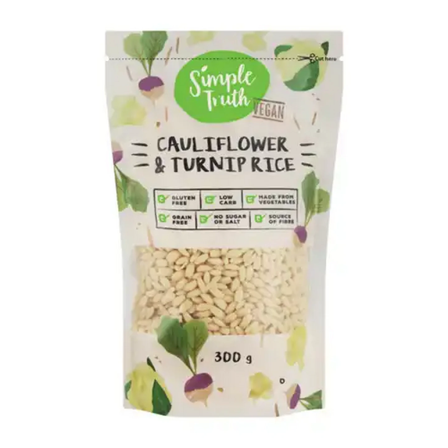 Image of Simple Truth Cauliflower & Turnip Rice 300g