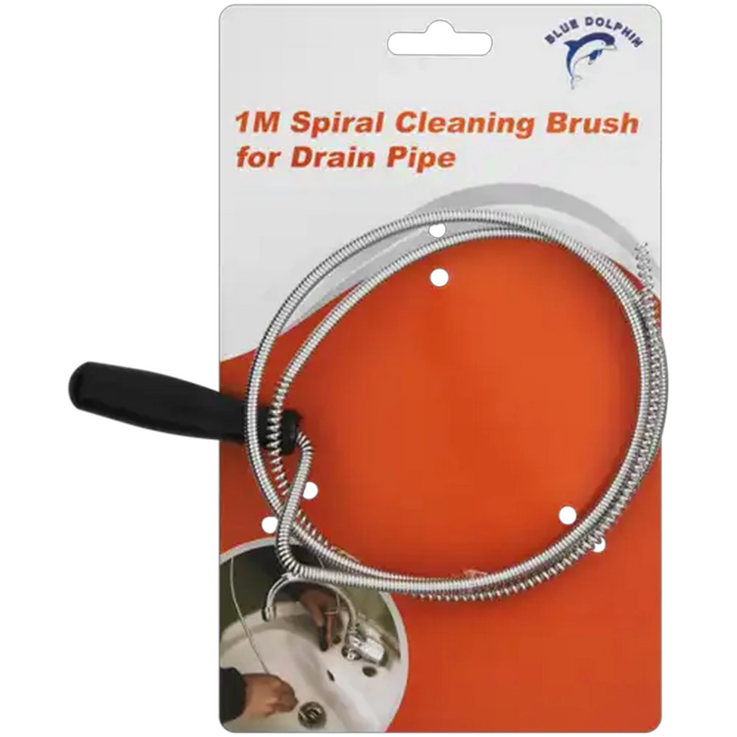 Image of Blue Dolphin Spiral Cleaning Brush