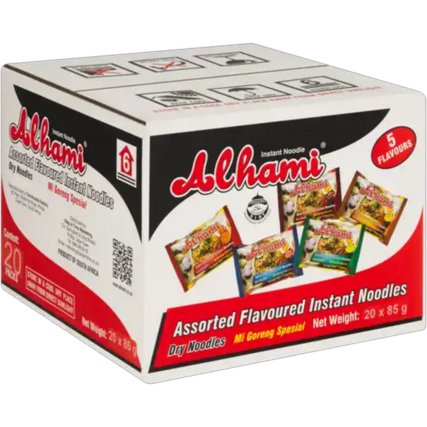 Image of Alhami Assorted Flavoured Instant Noodles 20 x 85g