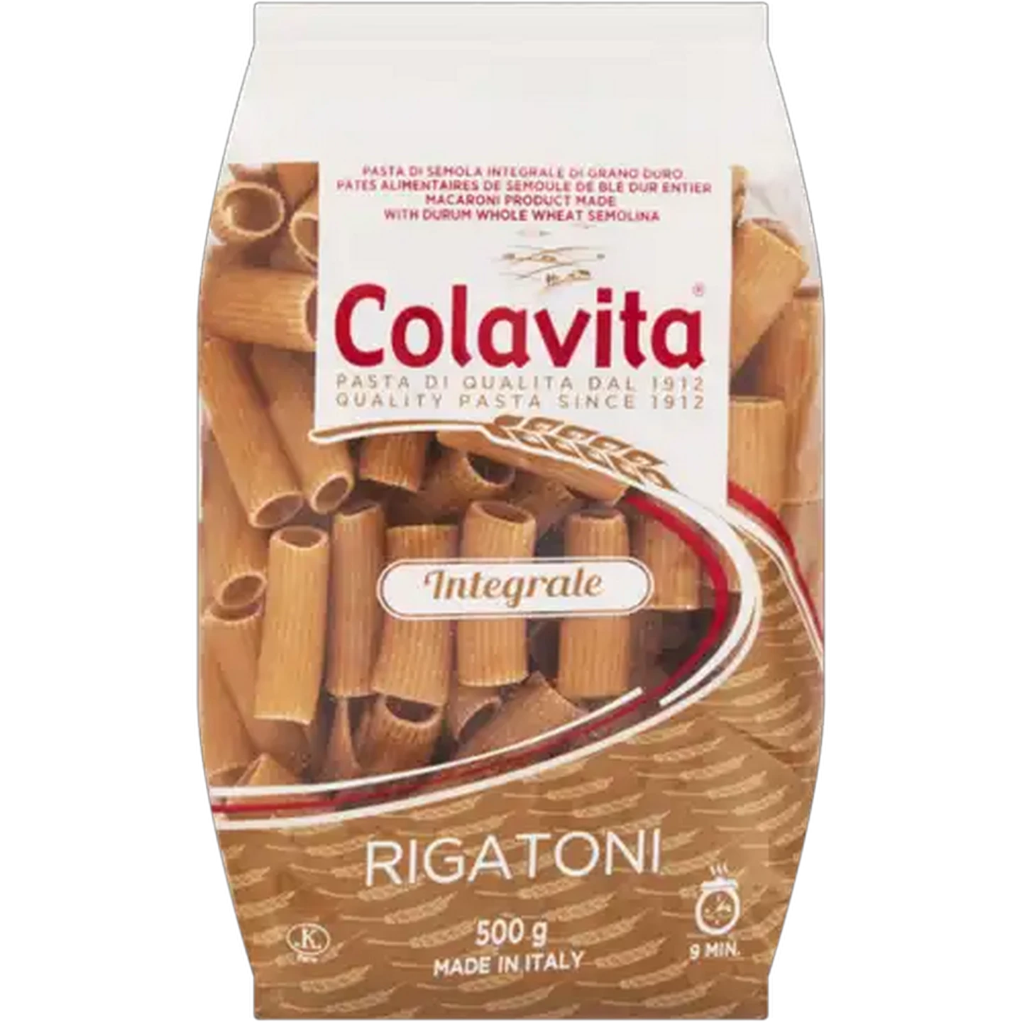 Image of Colavita Whole Wheat Rigatoni 500g