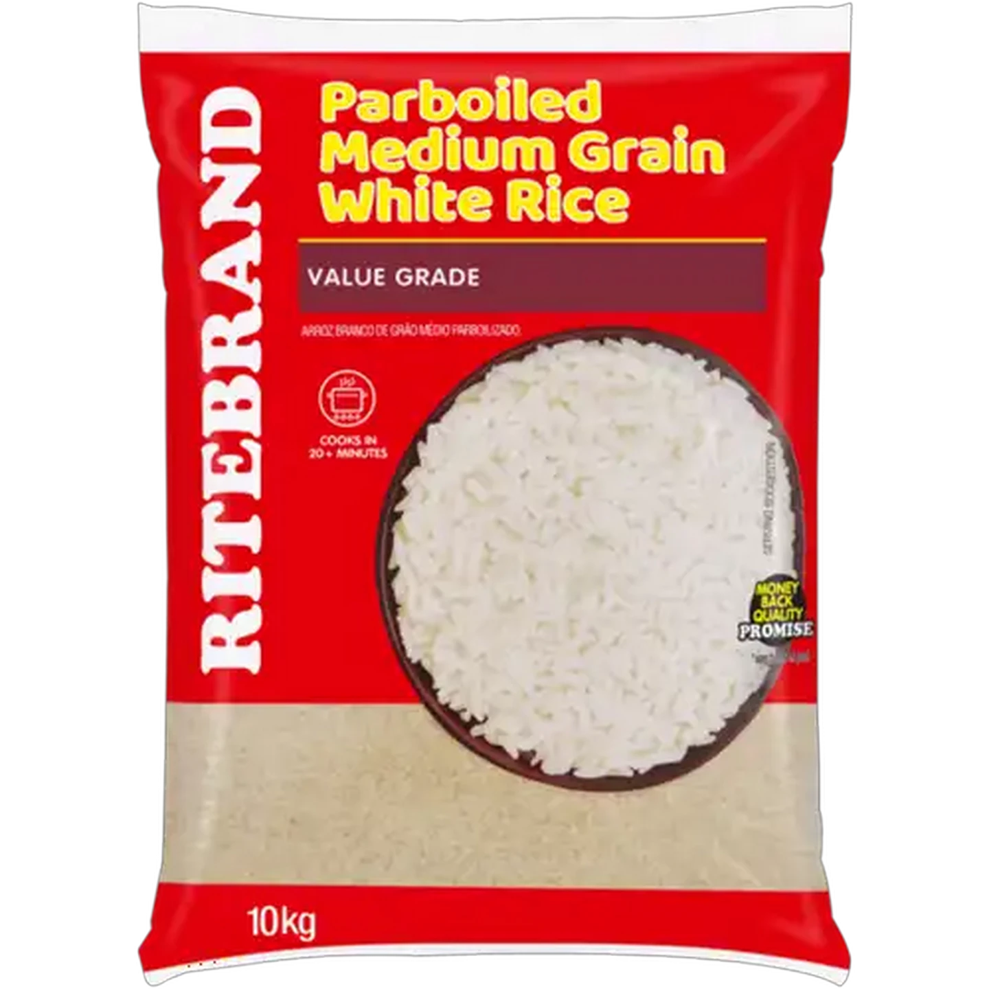 Image of Ritebrand Parboiled Medium Grain White Rice 10kg
