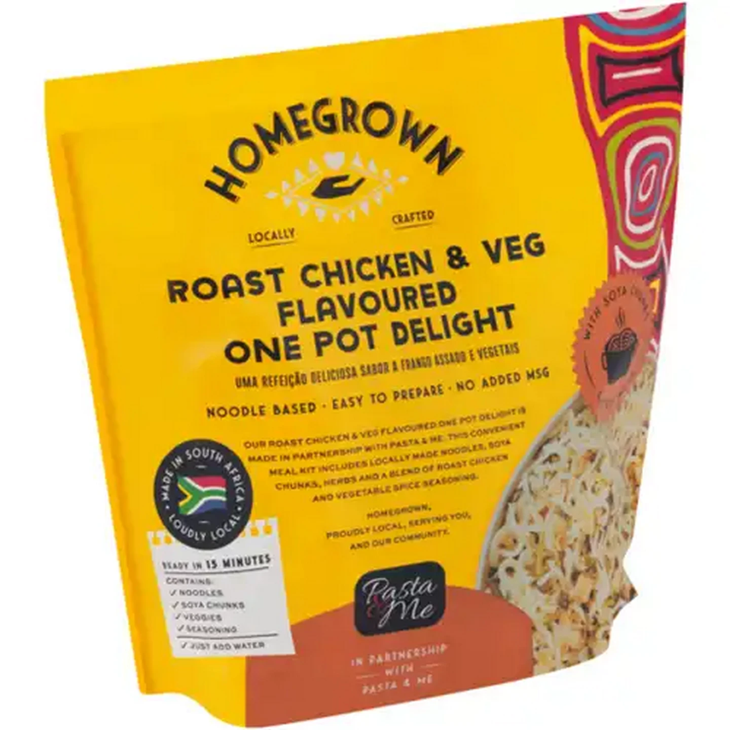 Image of Homegrown Pasta & Me Roast Chicken & Veg Flavoured One Pot Delight 350g