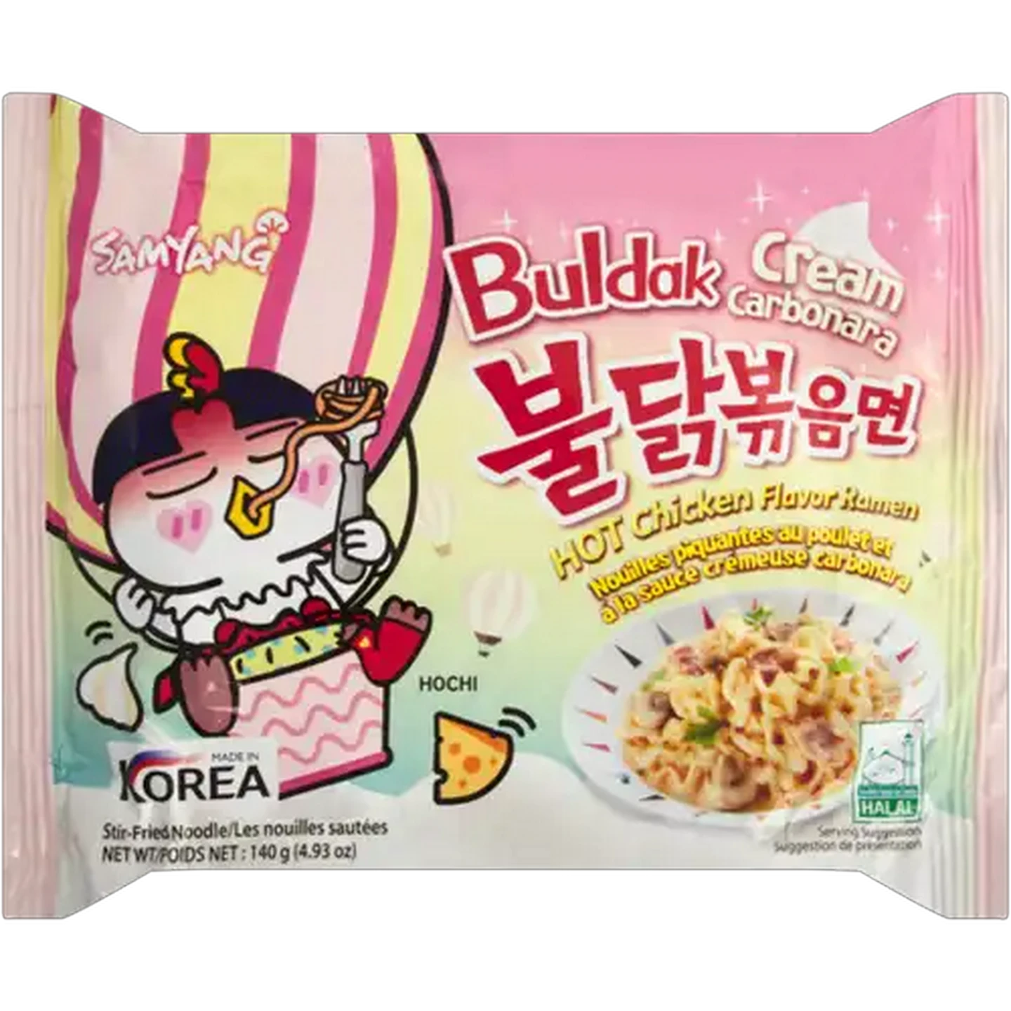 Image of Samyang Buldak Cream Carbonara Hot Chicken Flavour Instant Ramen 140g