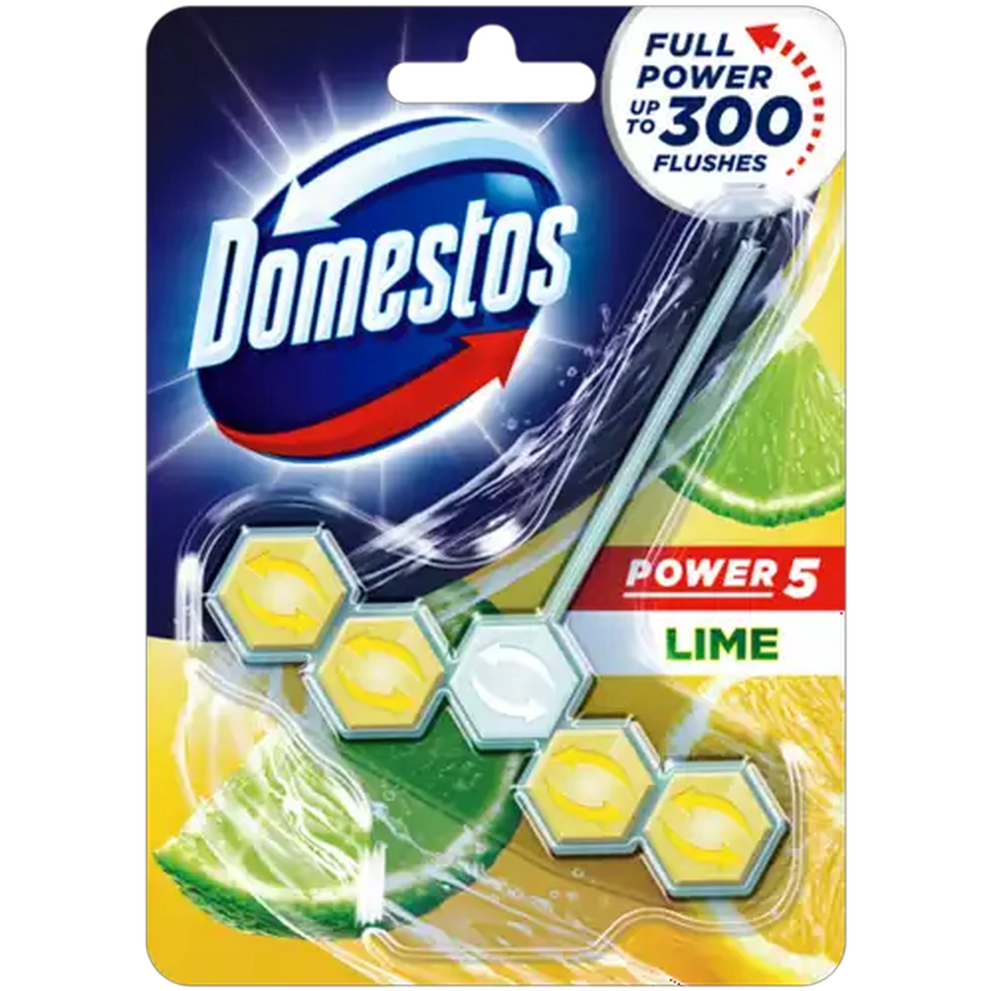 Image of Domestos Lime Toilet Blocks 50g
