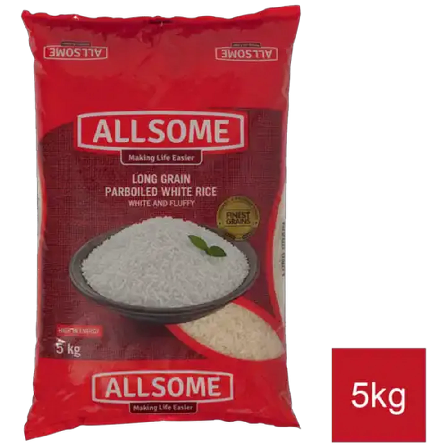 Image of Allsome Long Grain Parboiled Rice 5kg