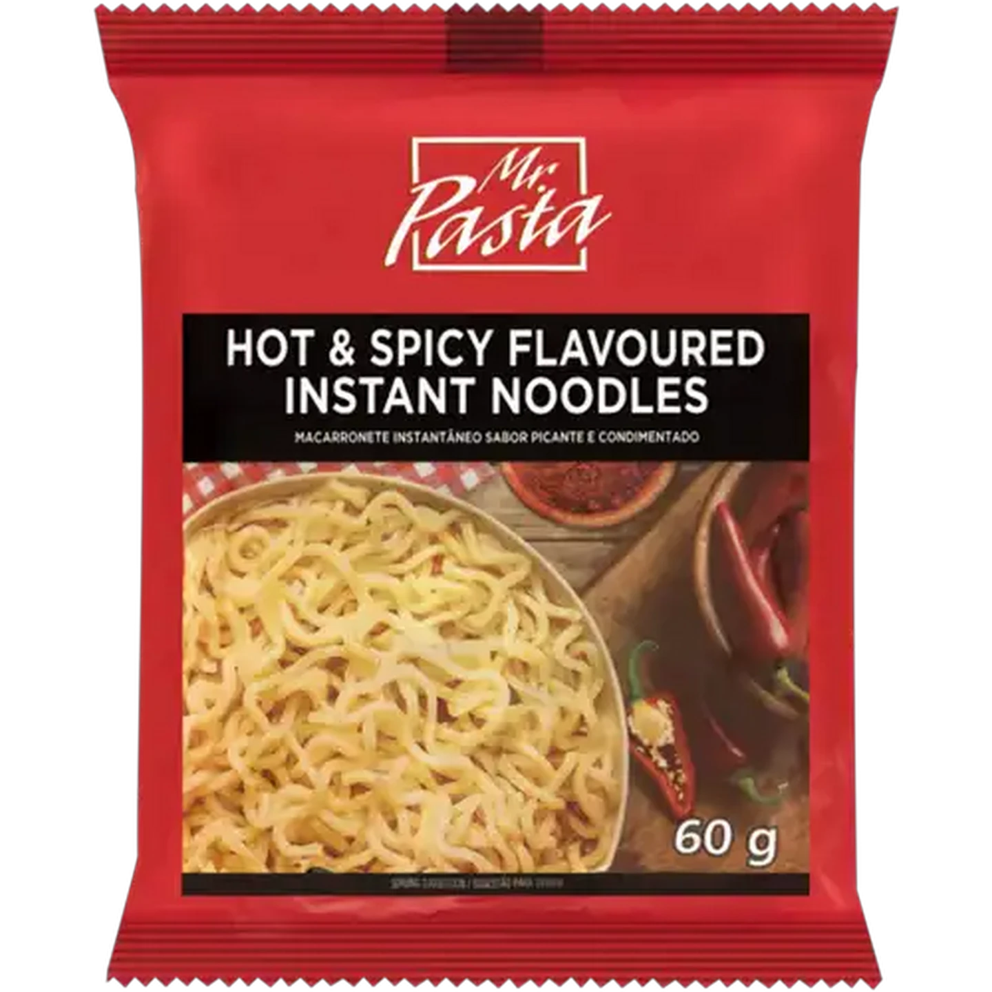 Image of Mr. Pasta Hot & Spicy Flavoured Instant Noodles 60g