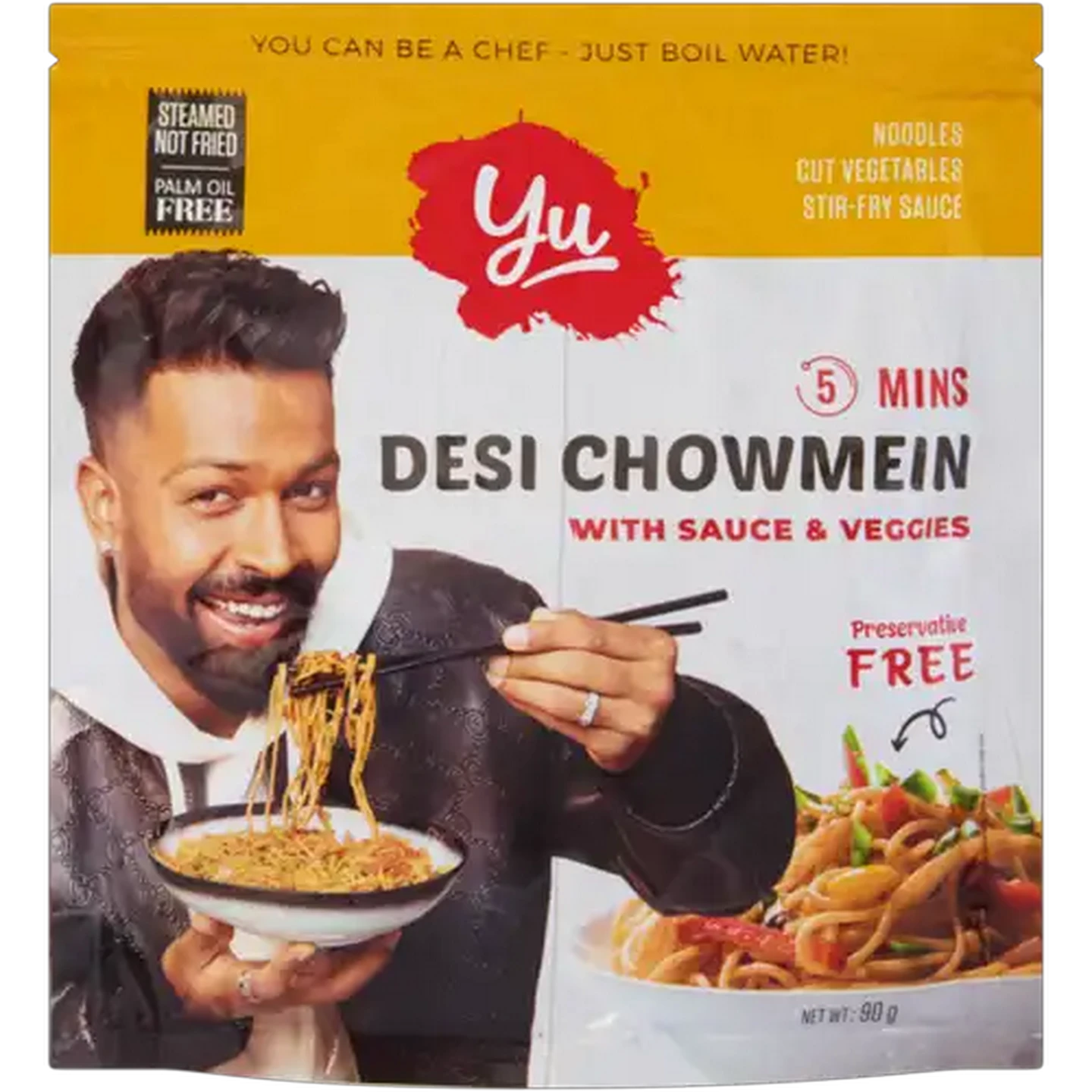 Image of Yu Desi Chowmein 90g