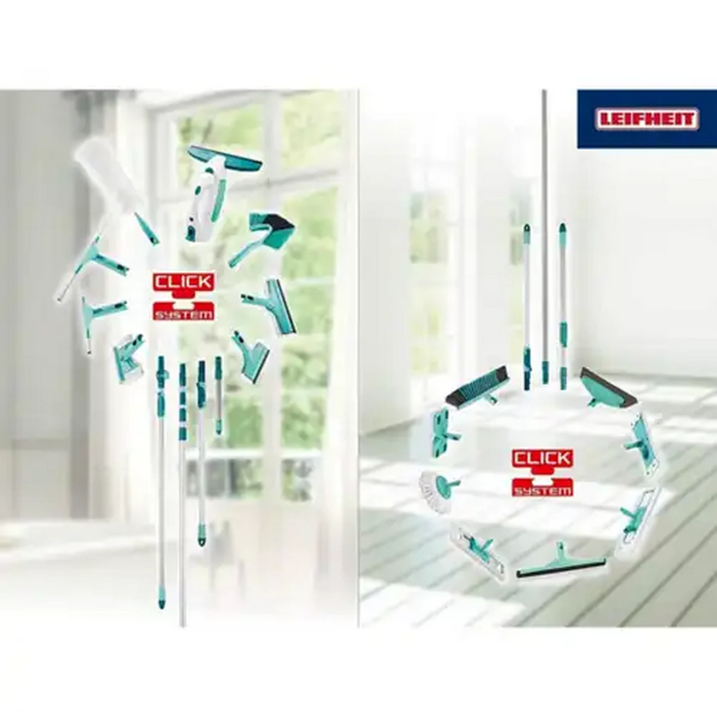 Image of Leifheit Click System Broom Head Attachment 30cm