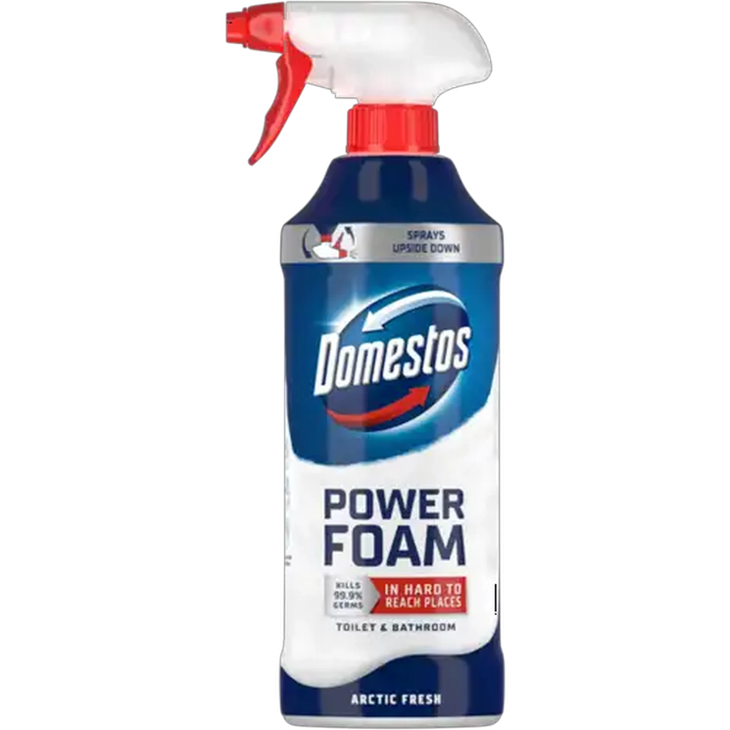 Image of Domestos Power Foam Arctic Fresh Toilet & Bathroom Cleaner 450ml