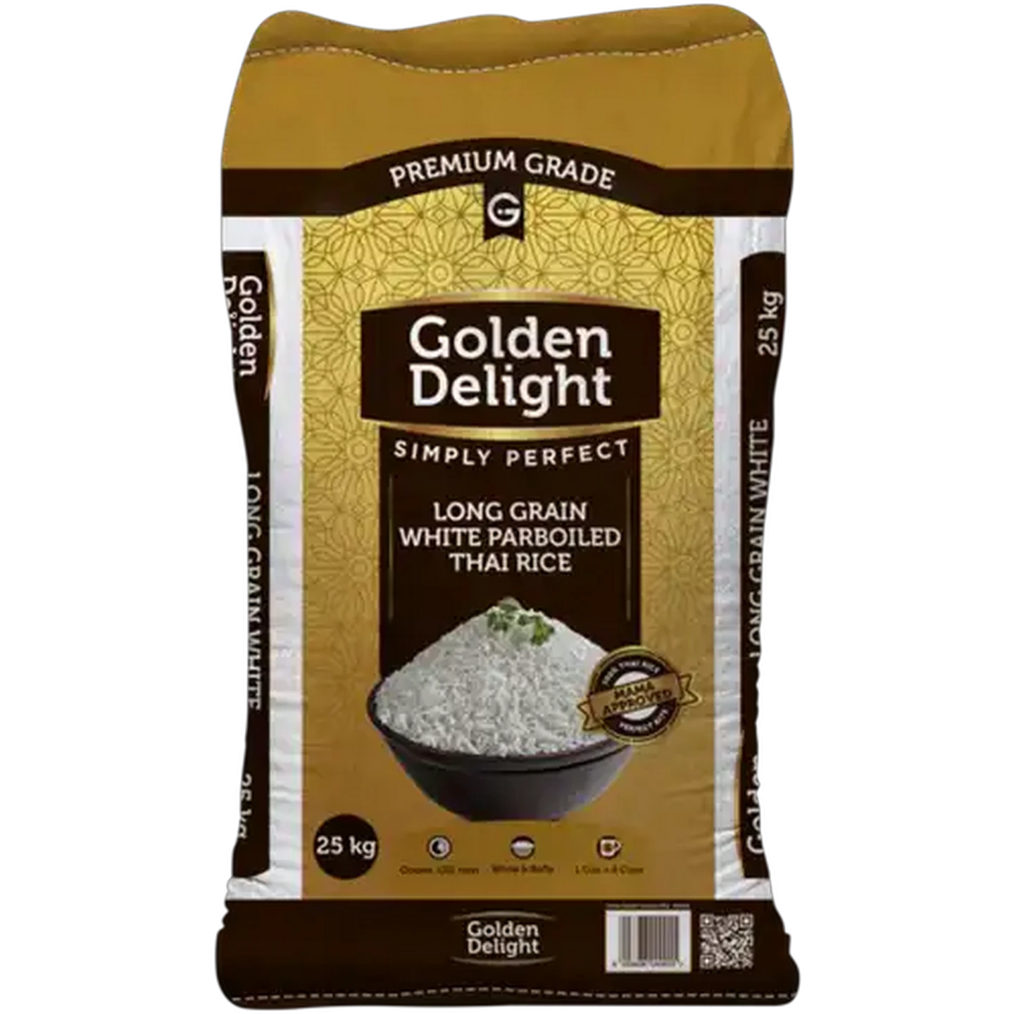 Image of Golden Delight Long Grain White Parboiled Thai Rice 25kg
