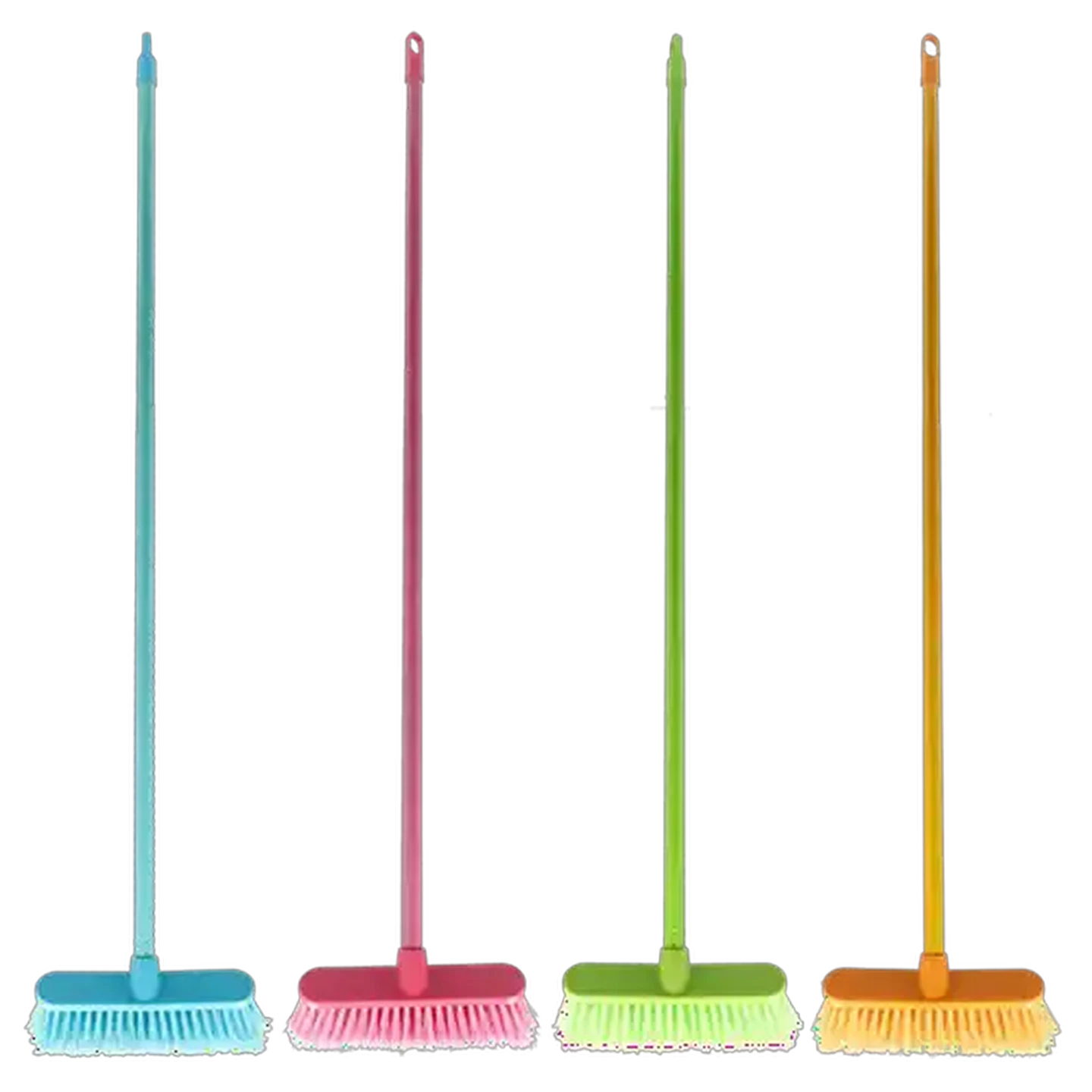 Image of Rainbow Plastic Broom (Colour May Vary)