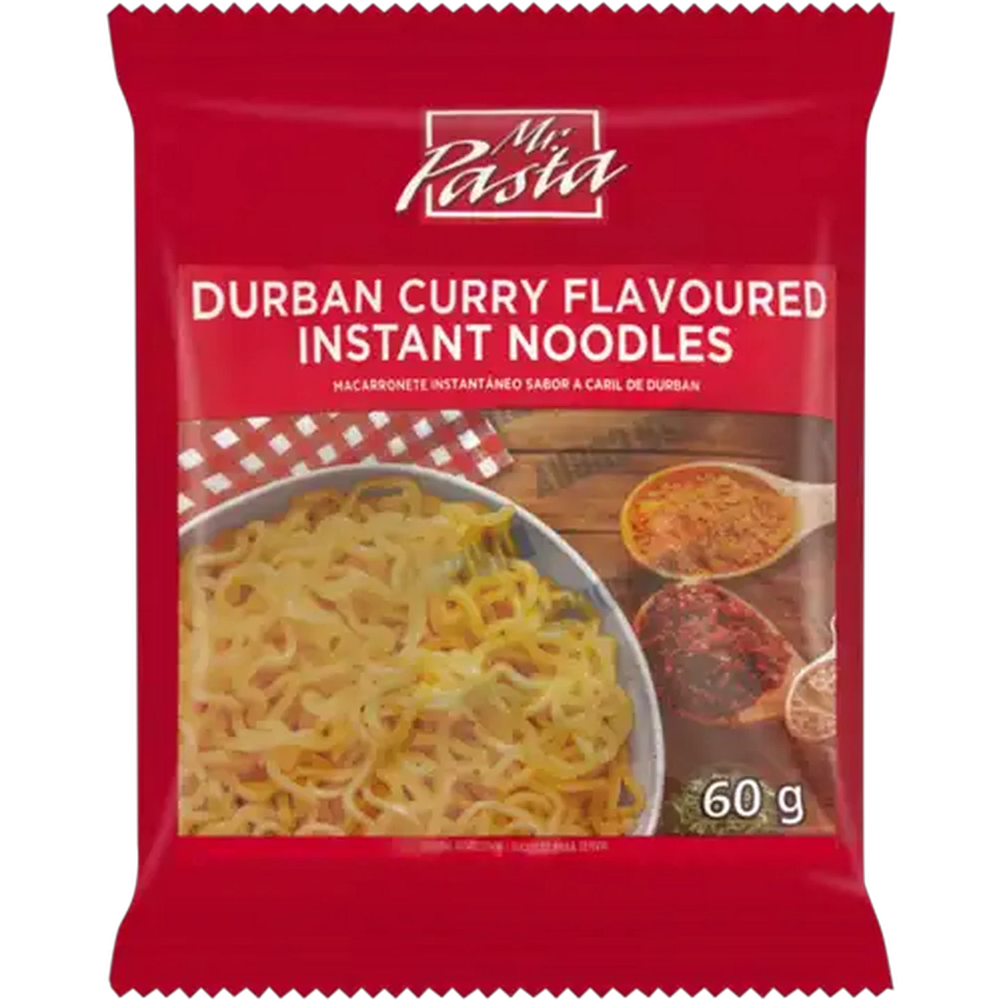 Image of Mr. Pasta Durban Curry Flavoured Instant Noodles 60g