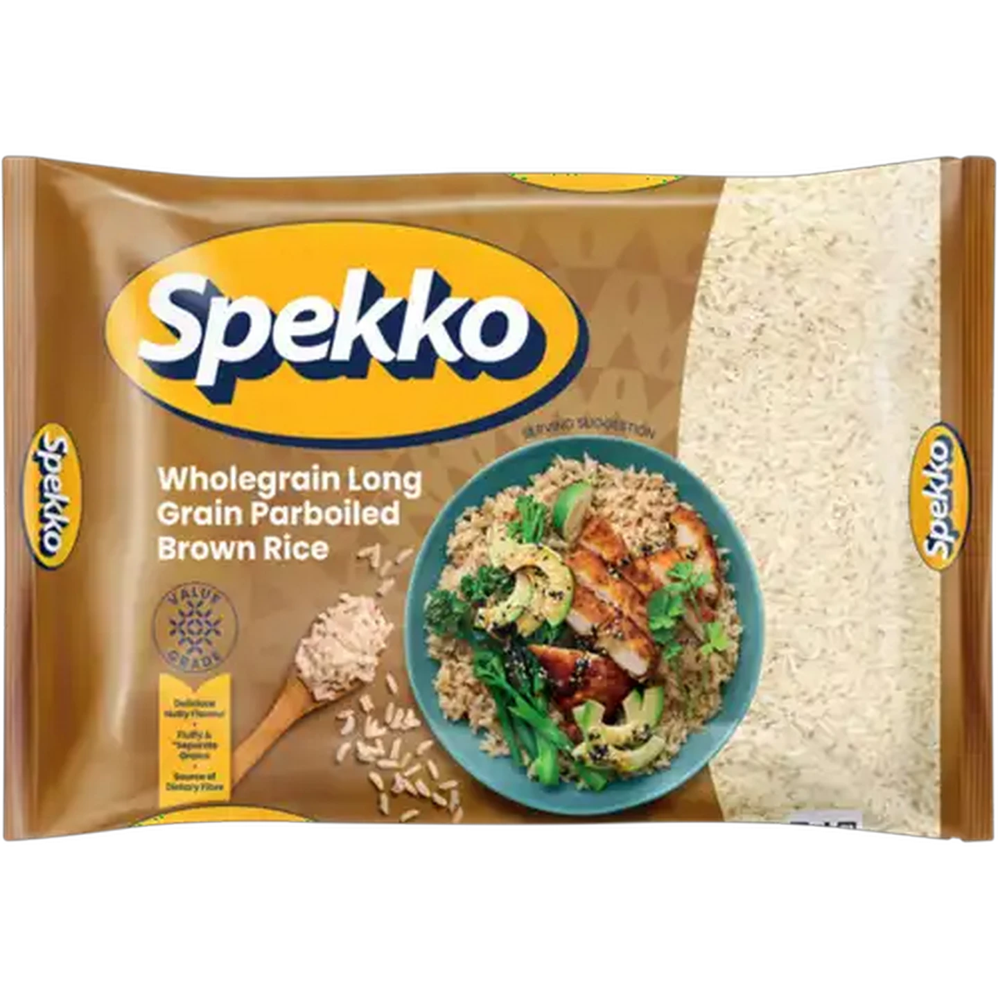 Image of Spekko Wholegrain Long Grain Parboiled Brown Rice 1kg