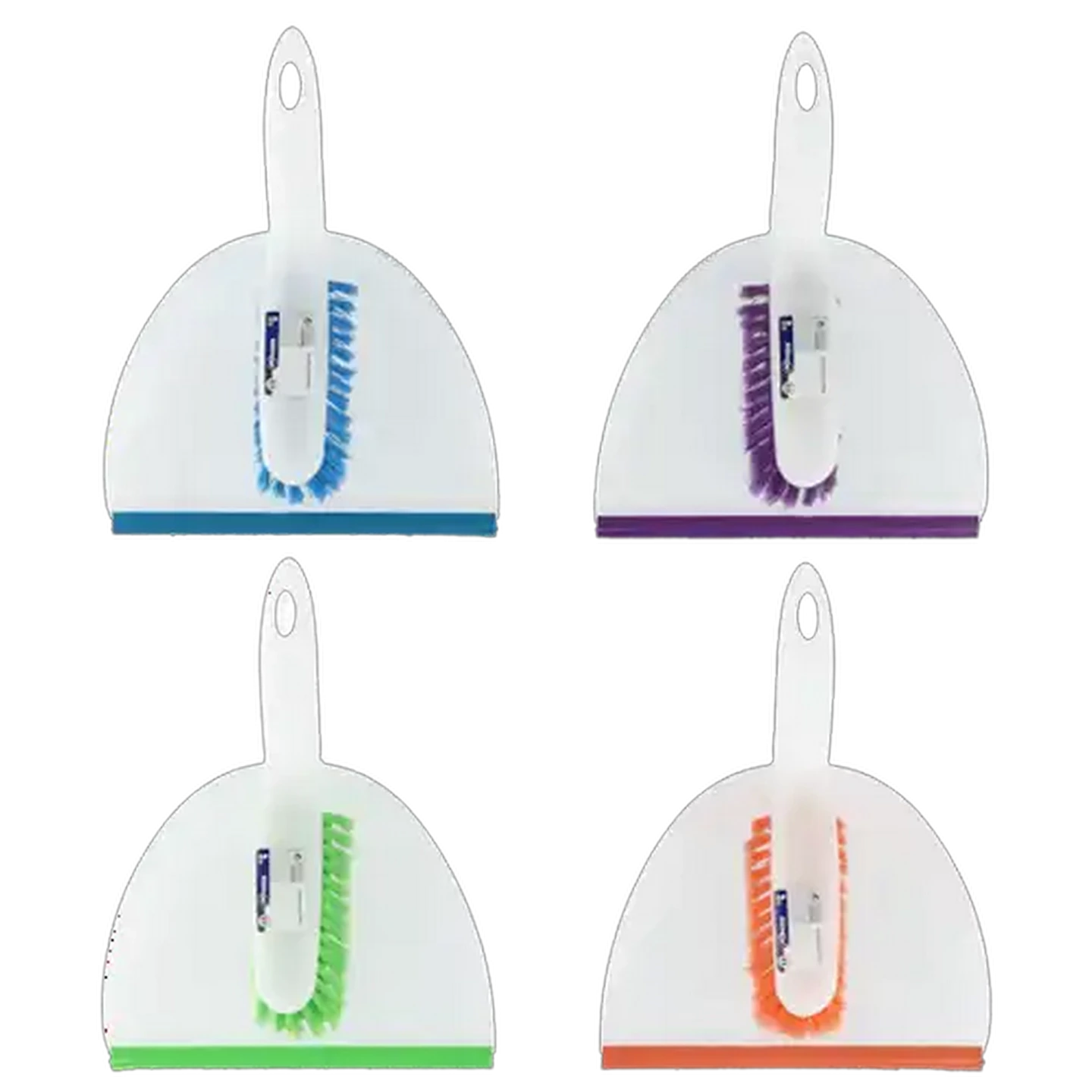 Image of M-Home Bright Dustpan & Brush Set (Colour May Vary)