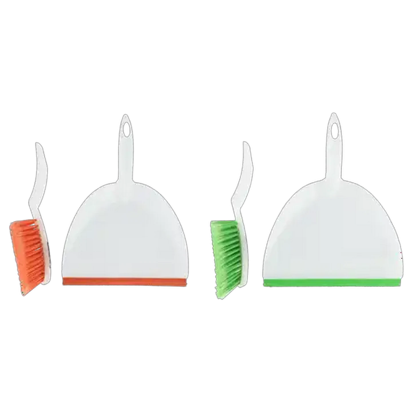 Image of M-Home Bright Dustpan & Brush Set (Colour May Vary)