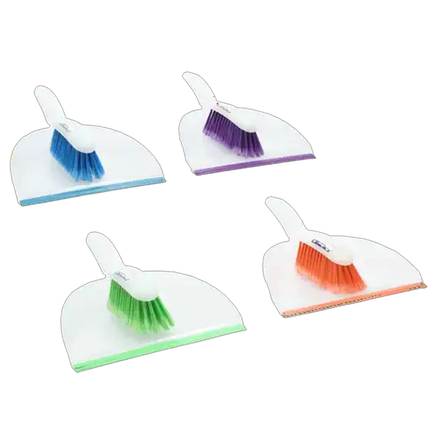 Image of M-Home Bright Dustpan & Brush Set (Colour May Vary)