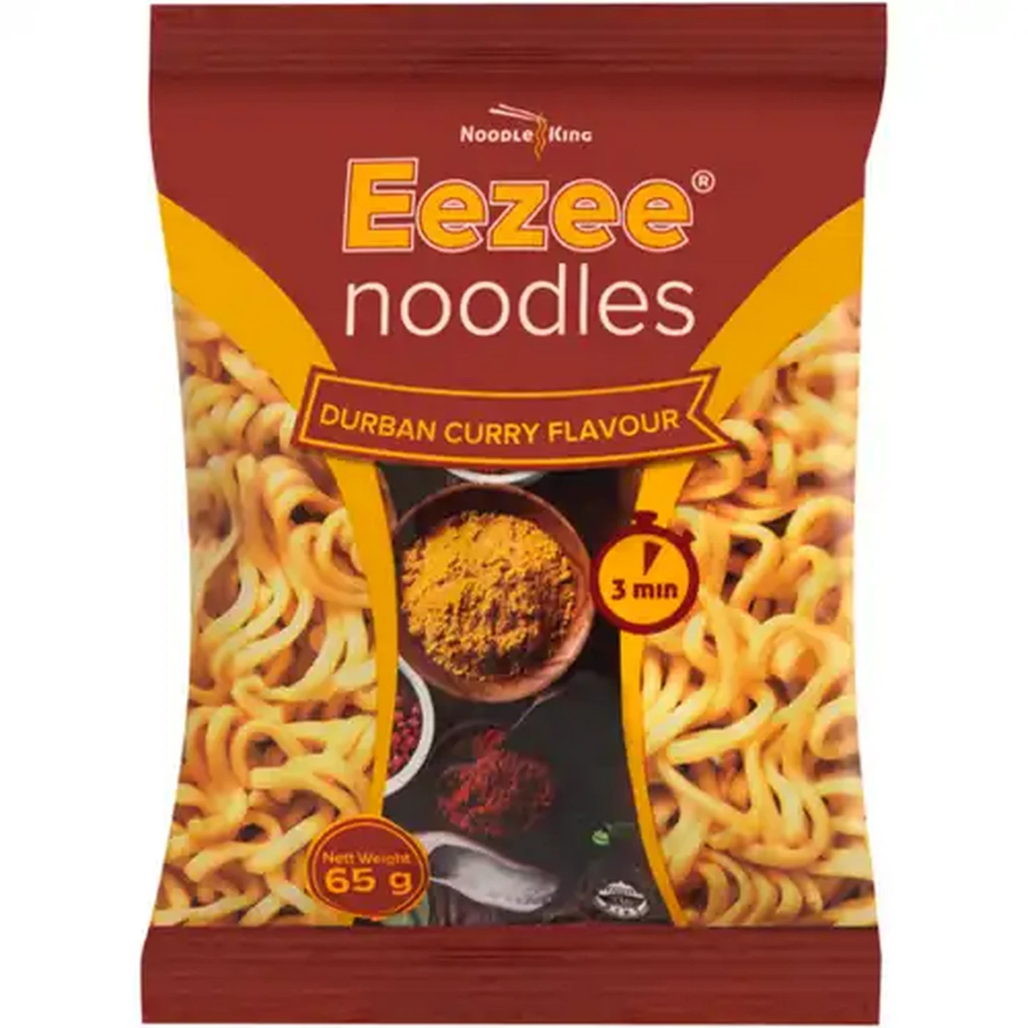 Image of Eezee Noodles Eezee Durban Curry Flavour Noodles 65g
