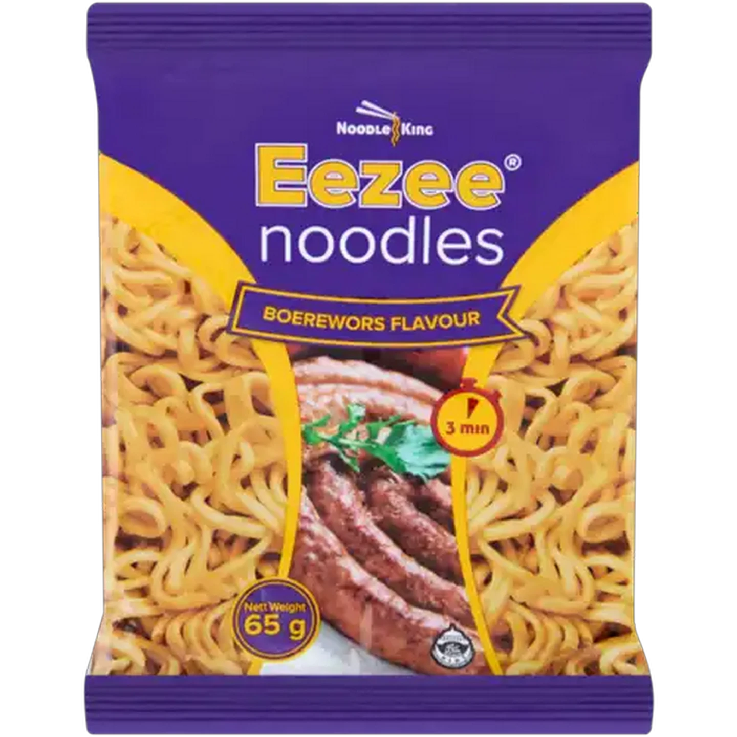 Image of Eezee Noodles Boerewors Flavour Instant Noodles 65g
