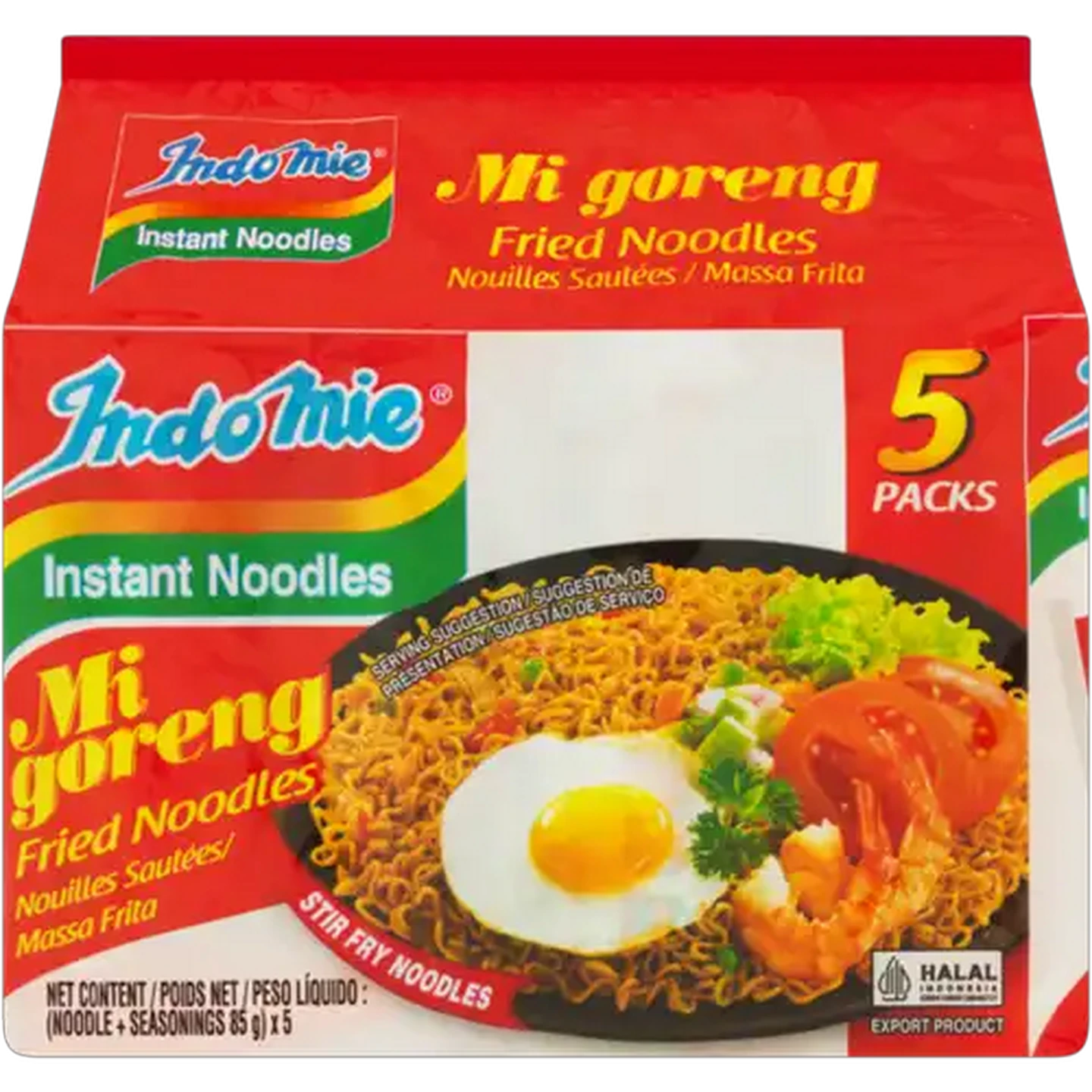 Image of Indomie Mi Goreng Instant Fried Noodles 5 x 85g