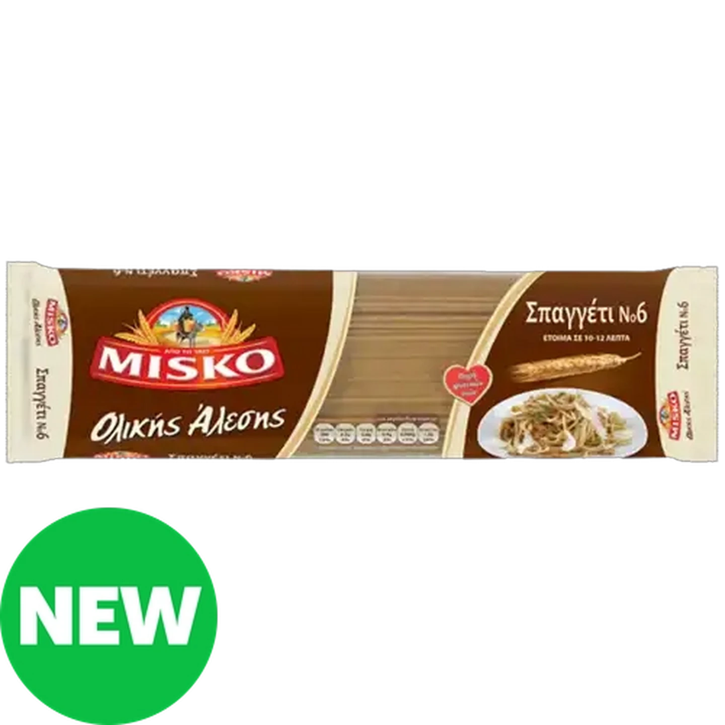 Image of Misko No.6 Whole Wheat Spaghetti 500g