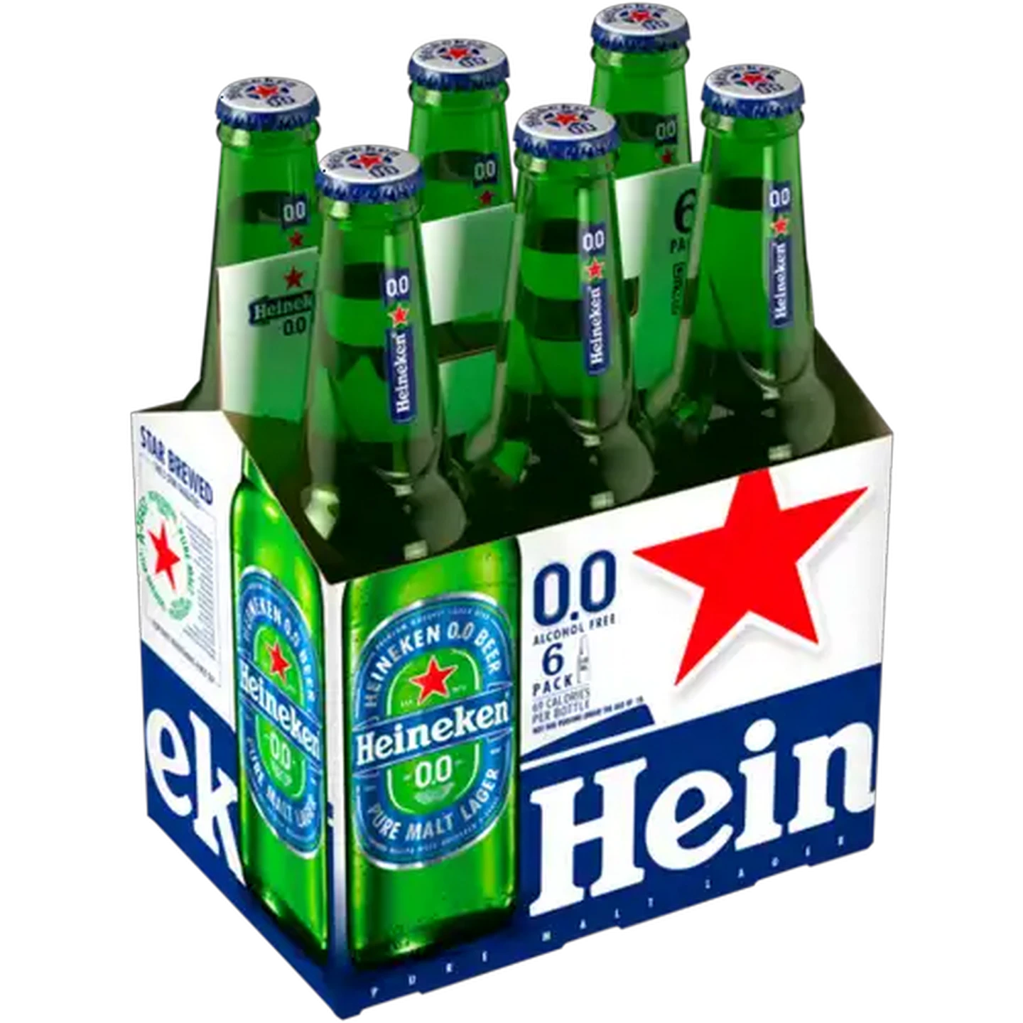 Image of Heineken Non-Alcoholic Beer Bottles 6 x 330ml