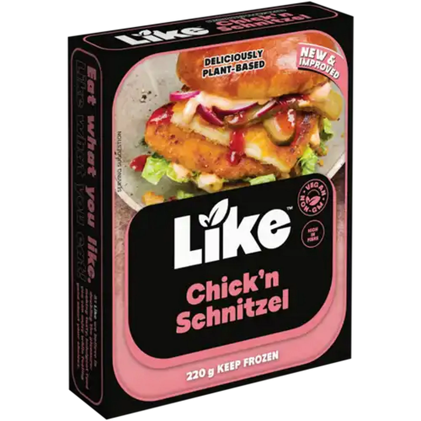 Image of LIKE Frozen Plant-Based Chick'n Schnitzel 220g