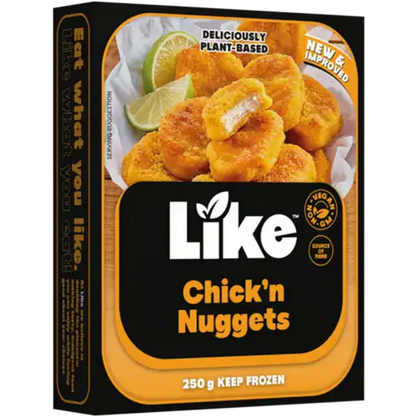 Image of LIKE Frozen Plant-Based Chick'n Nuggets 250g