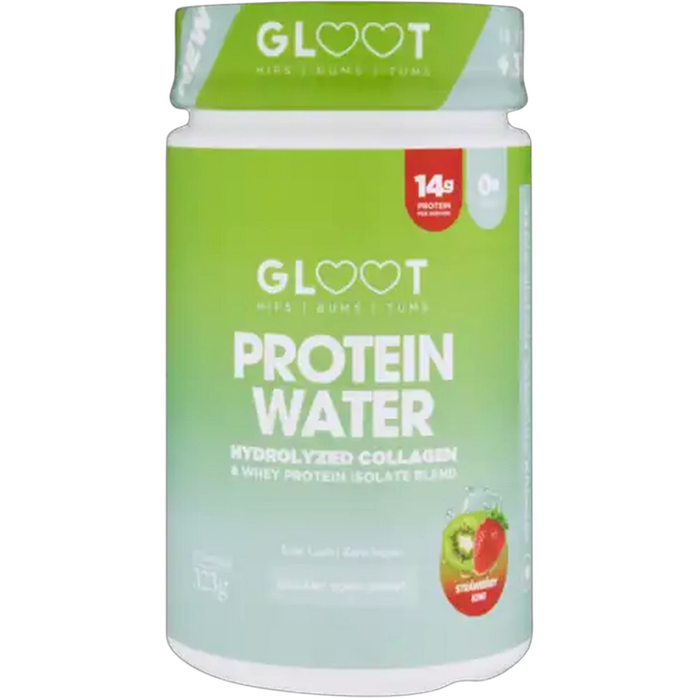 Image of Gloot Strawberry Kiwi Protein Water 323g