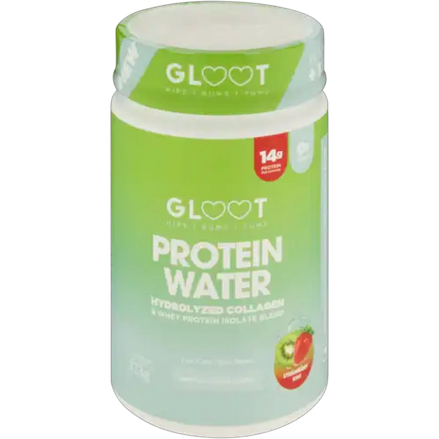 Image of Gloot Strawberry Kiwi Protein Water 323g