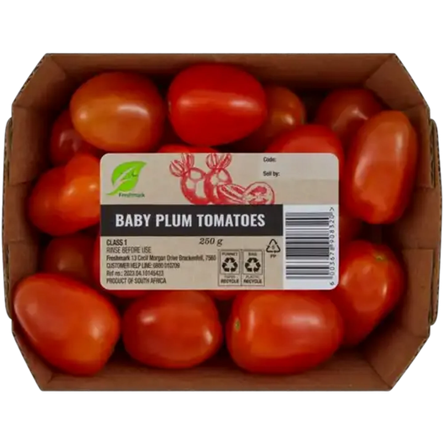 Image of Baby Plum Tomatoes 250g