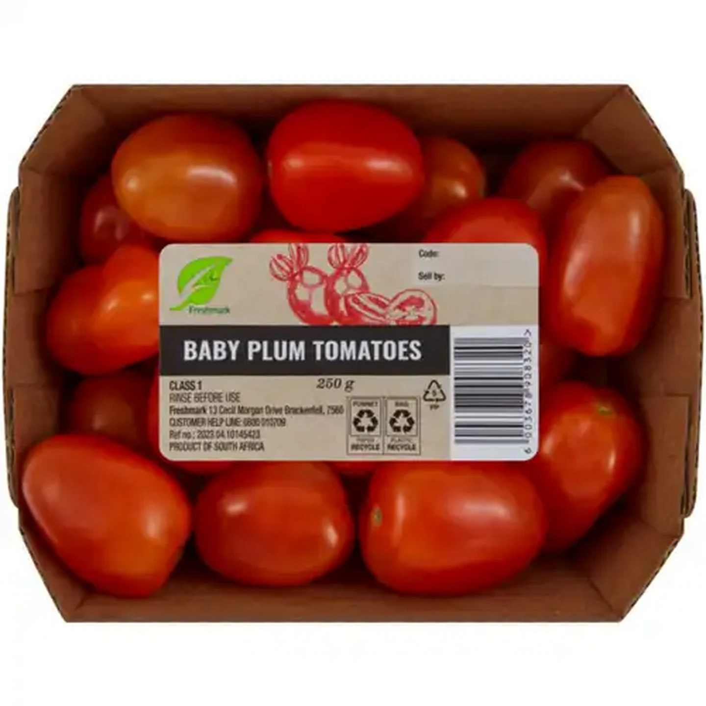 Image of Baby Plum Tomatoes 250g