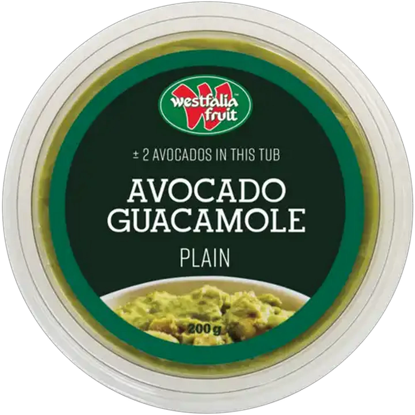 Image of Westfalia Plain Avocado Guacamole Dip 200g