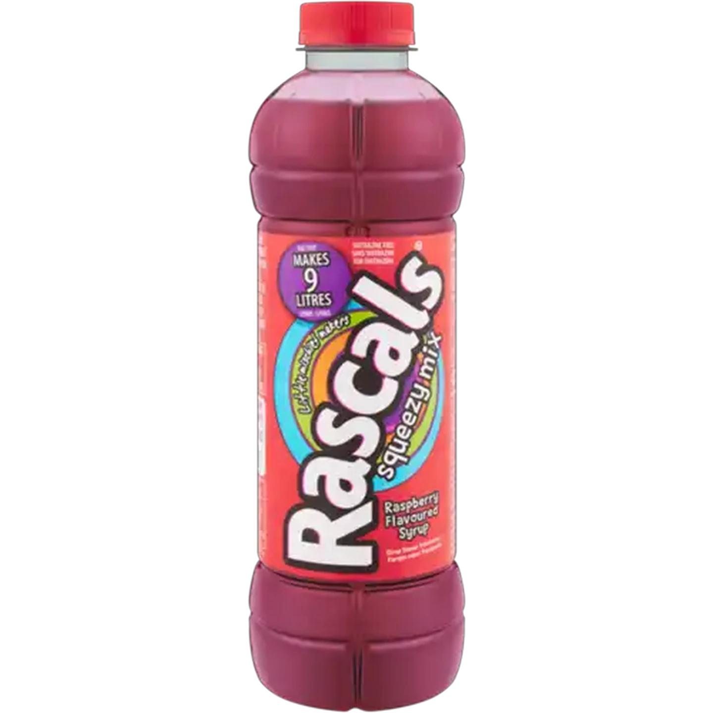 Image of Rascals Squeezy Mix Raspberry Flavoured Syrup 750ml