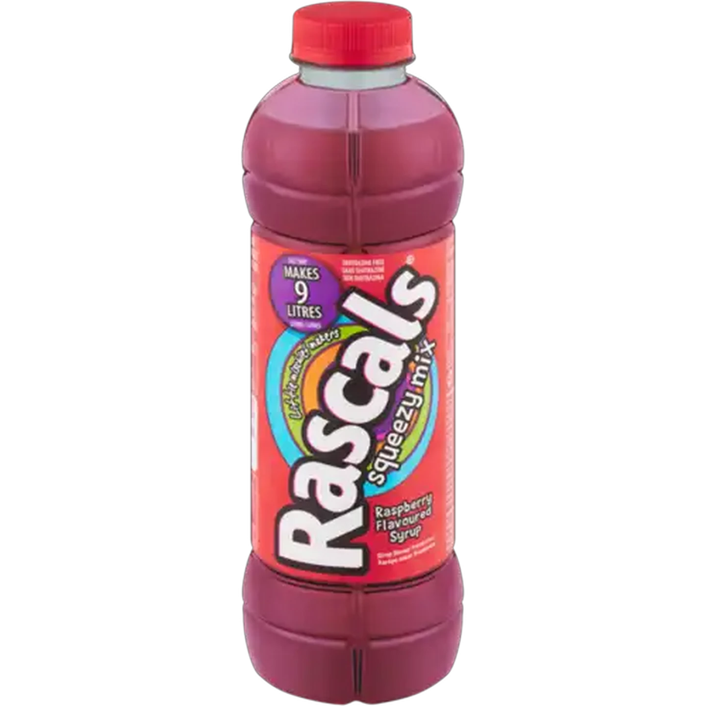 Image of Rascals Squeezy Mix Raspberry Flavoured Syrup 750ml