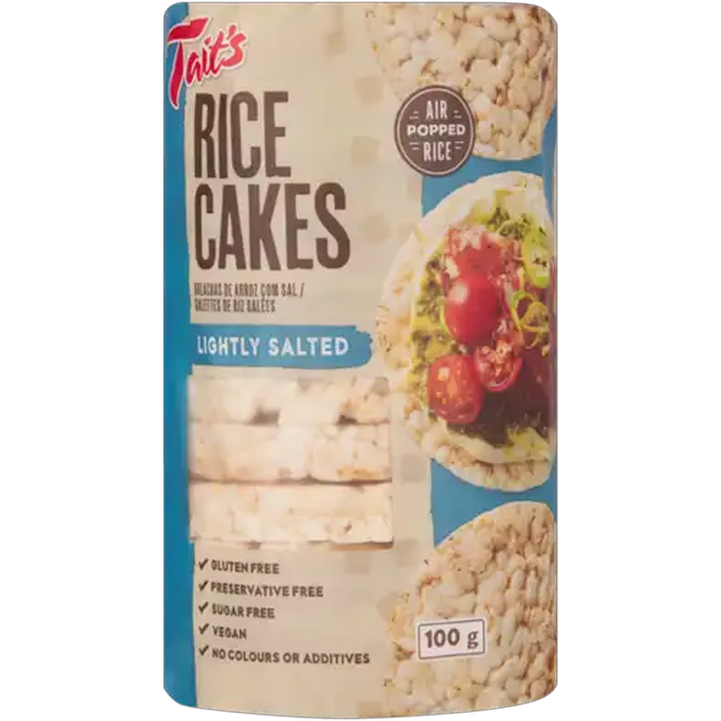 Image of Tait's Lightly Salted Rice Cakes 100g