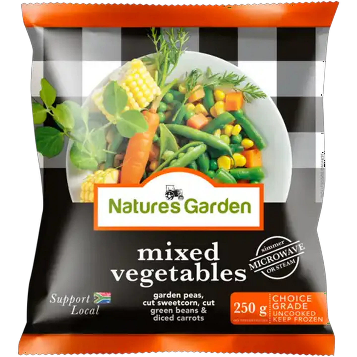 Image of Nature's Garden Frozen Mixed Vegetables 250g