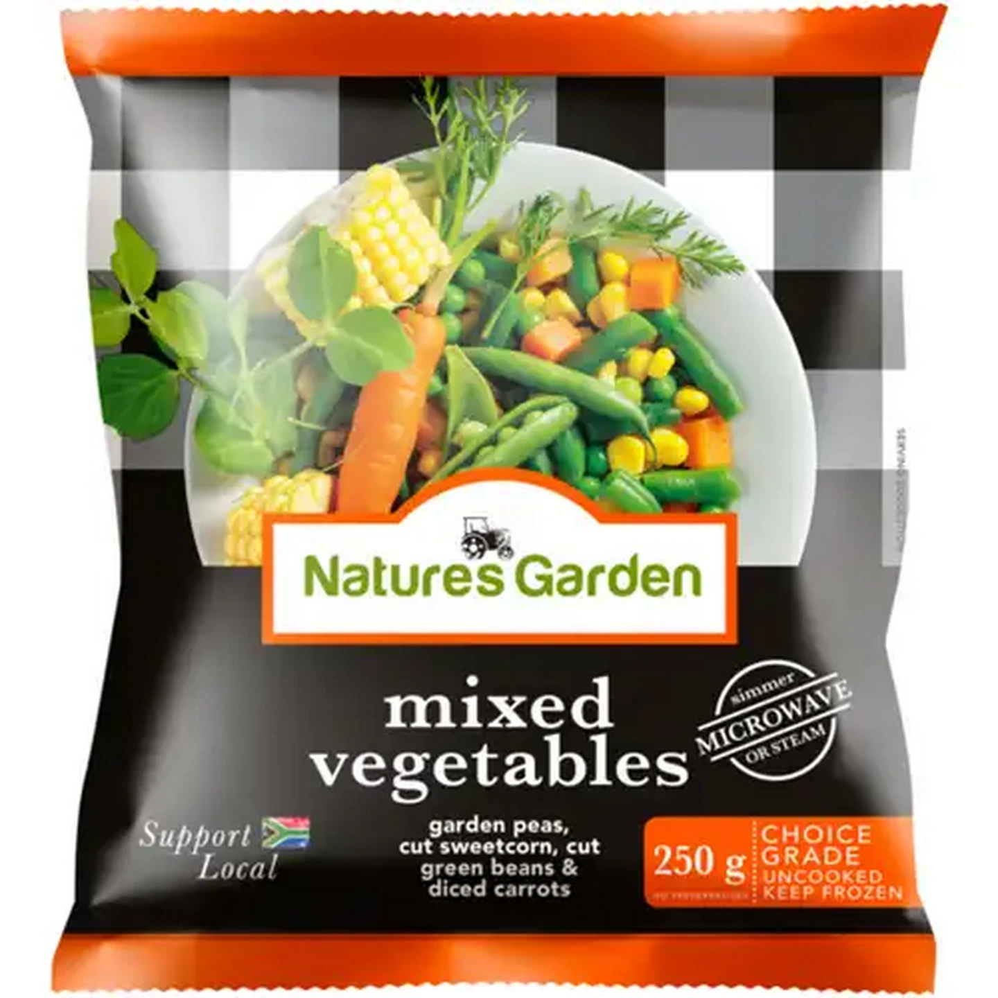 Image of Nature's Garden Frozen Mixed Vegetables 250g