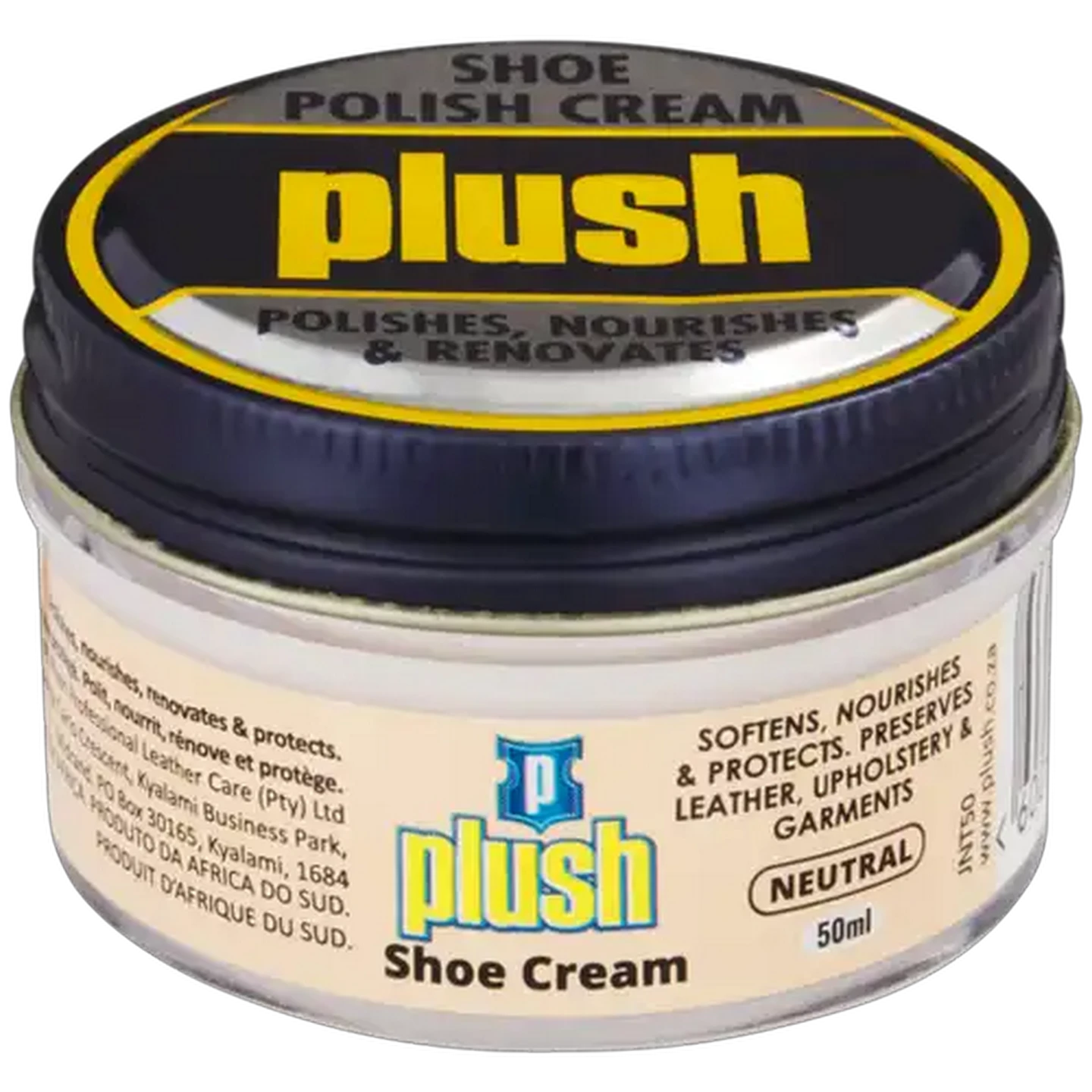 Image of Plush Neutral Shoe Polish Cream 50ml