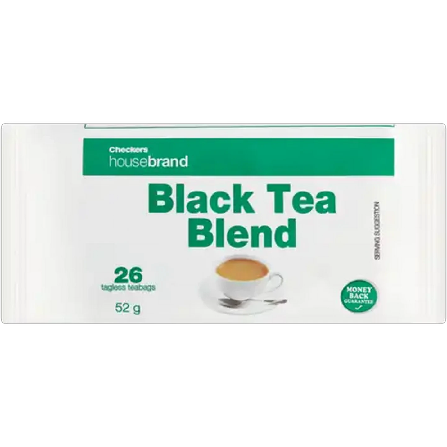 Image of Checkers Housebrand Tagless Black Tea Teabags 26 Pack