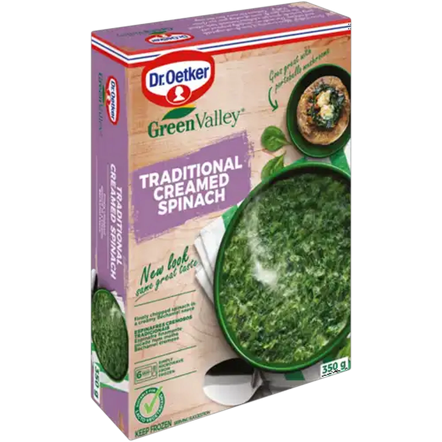 Image of Dr. Oetker Green Valley Frozen Traditional Creamed Spinach 350g