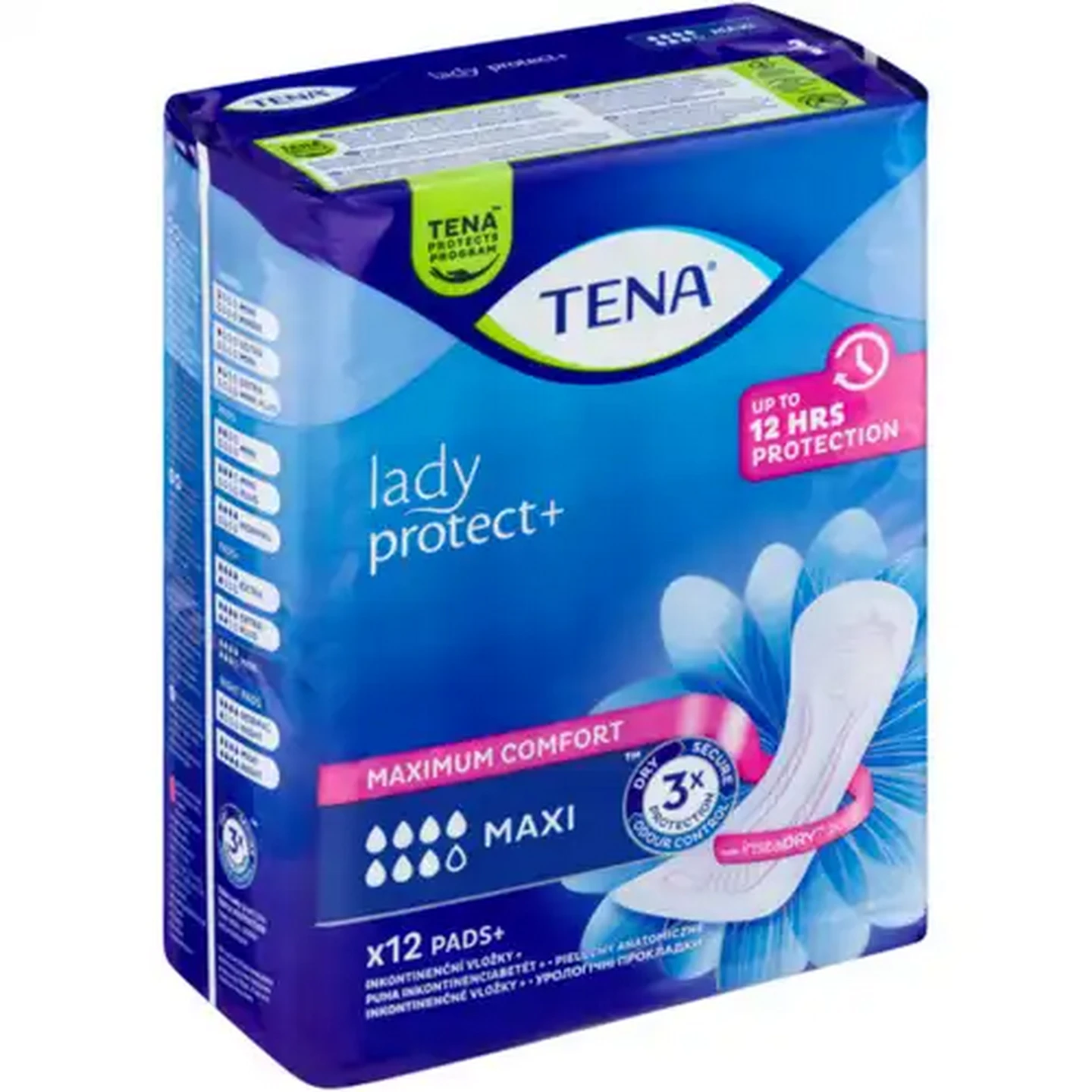 Image of TENA Lady Maxi Protect+ Incontinence Pads 12 Pack