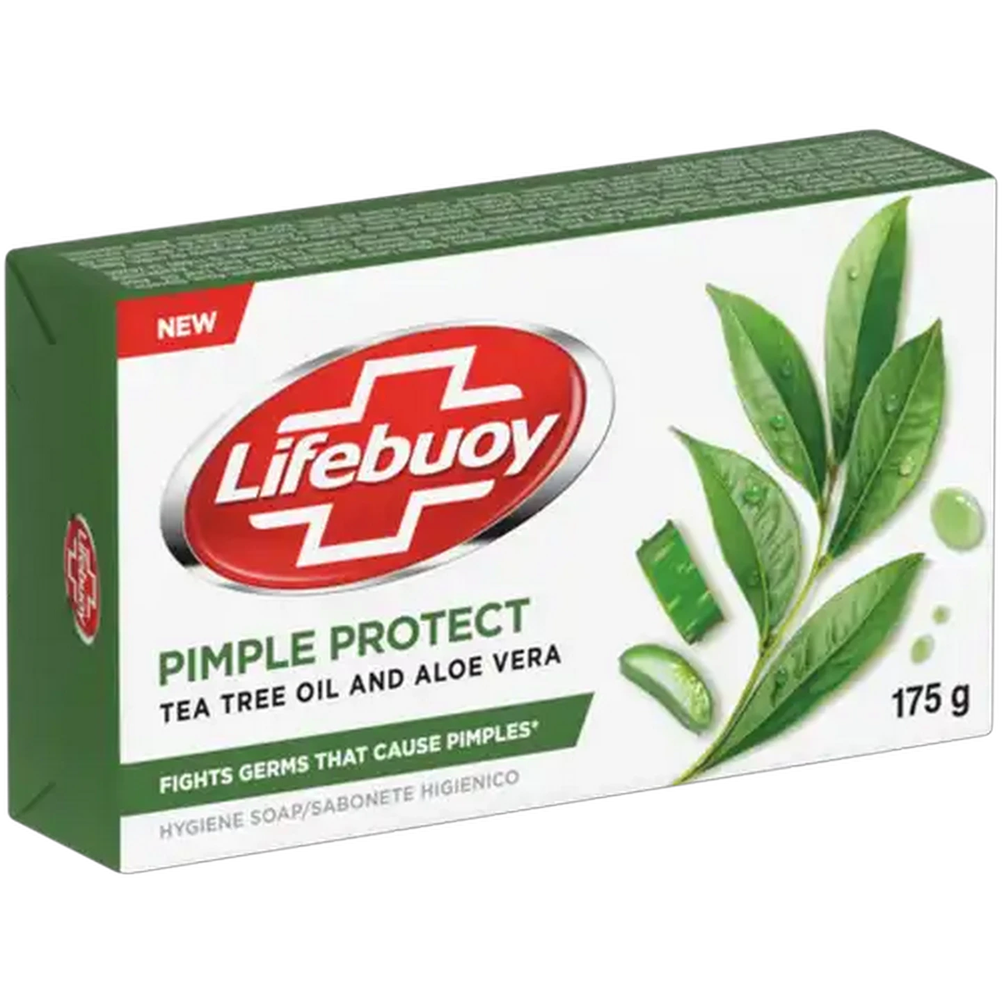 Image of Lifebuoy Pimple Protect Tea Tree Oil and Aloe Vera Hygiene Soap 175g