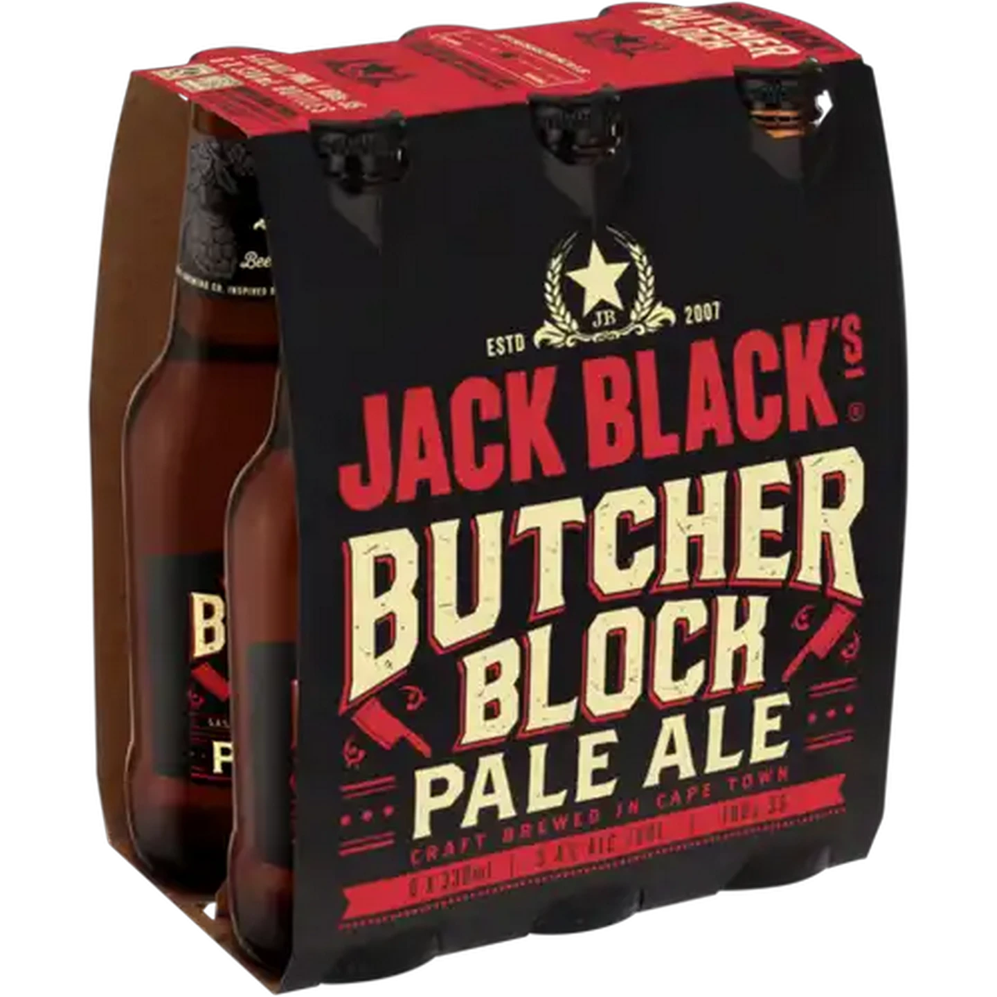 Image of Jack Black's Butcher Block Pale Ale Bottles 6 x 330ml