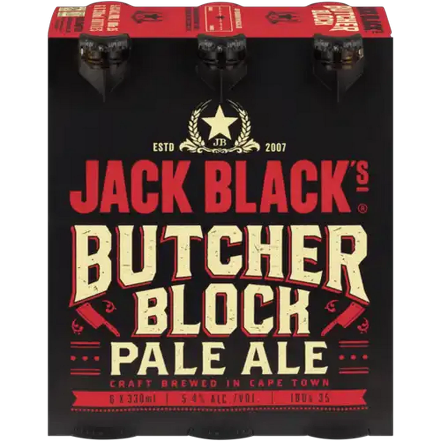 Image of Jack Black's Butcher Block Pale Ale Bottles 6 x 330ml